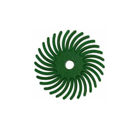 RADIAL DISC | 2 GREEN RADIAL DISCS - EXTRA FINE GRADE